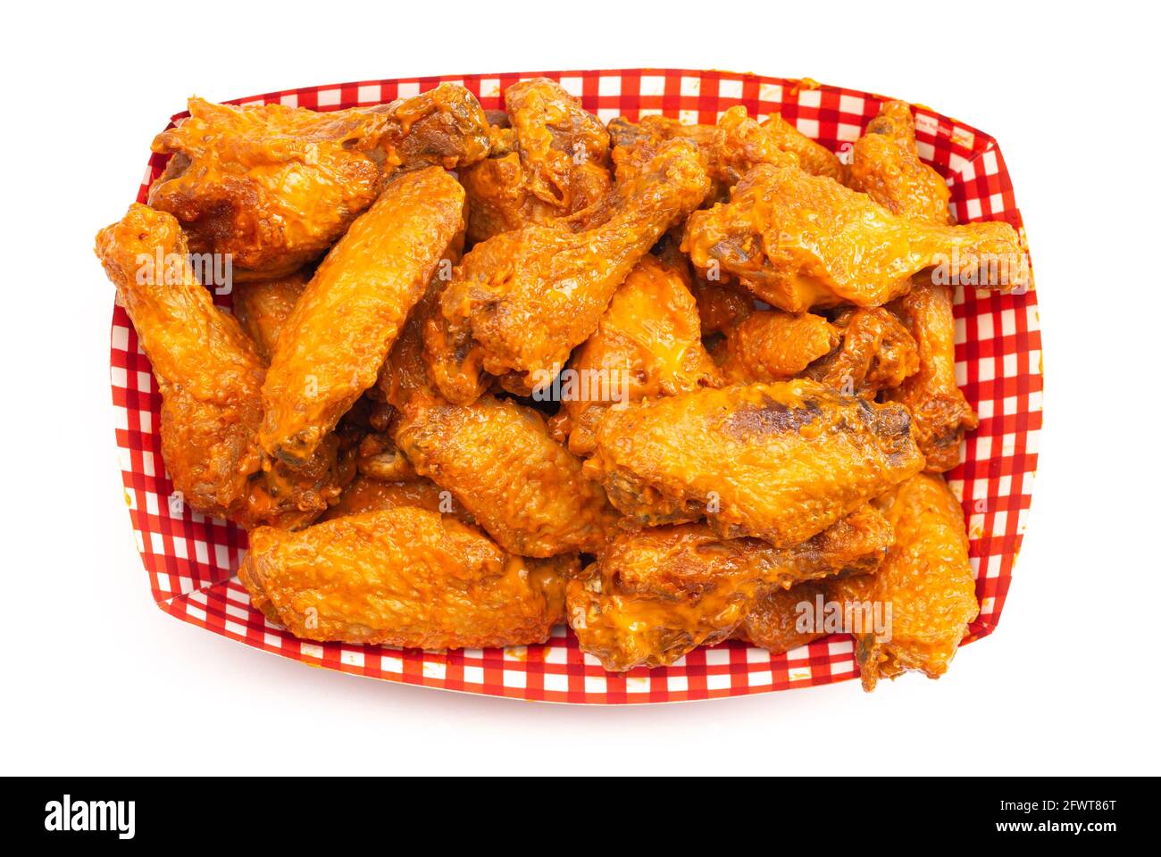 Spicy Buffalo Traditional Chicken Wings with Bone In Stock Photo Alamy