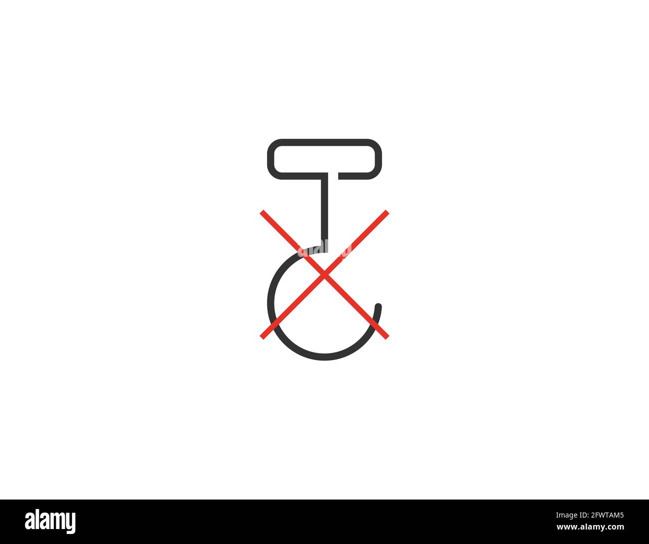 Vector illustration. Use No Hook Stock Vector