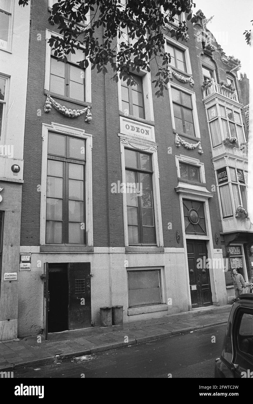 Odeon building, exterior, Singel 460, commissioned by Volkskrant, 27 July 1972, buildings, The Netherlands, 20th century press agency photo, news to remember, documentary, historic photography 1945-1990, visual stories, human history of the Twentieth Century, capturing moments in time Stock Photo