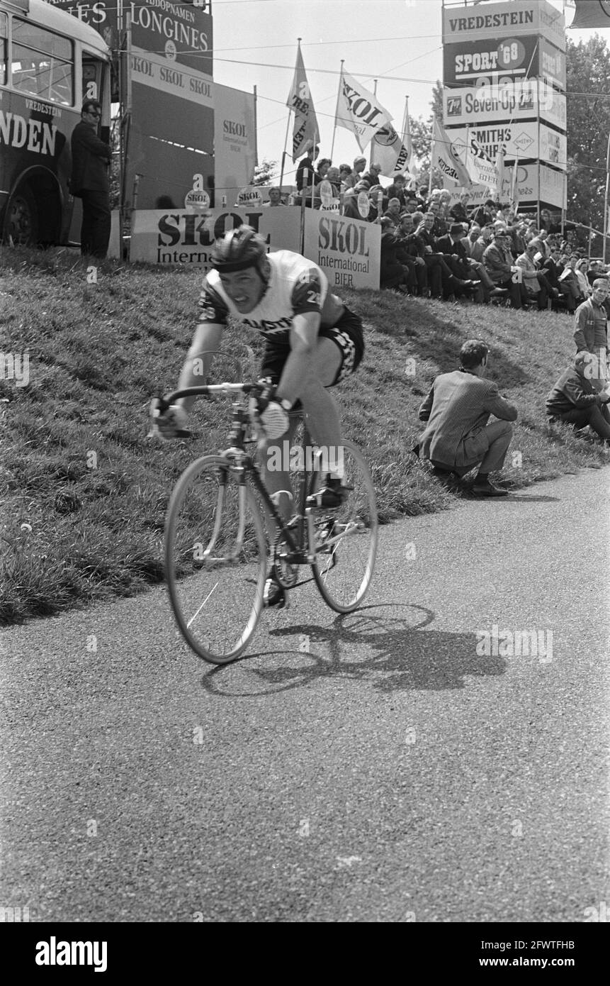 Olympias tour. Daan Holst, May 23, 1968, sports, bicycle racing, The Netherlands, 20th press agency photo, news to remember, historic photography 1945-1990, stories, human history of the Twentieth