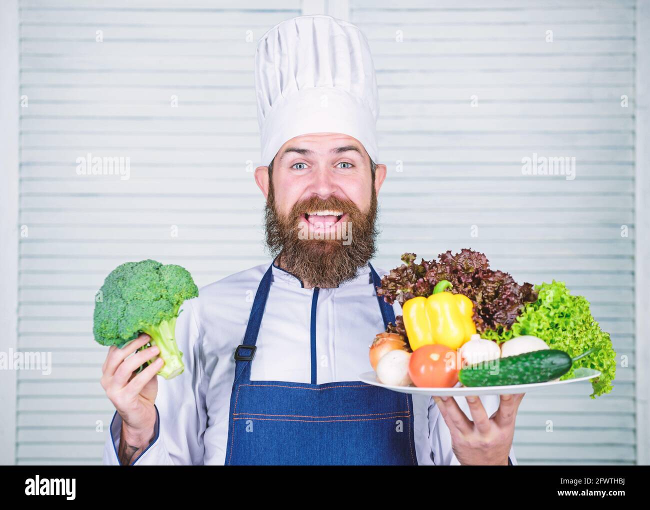 Organic food. Organic culinary recipe. Master chef use only eco ...