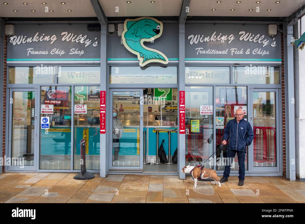 South Bay Fish and Chip shop, Scarborough May 2021 Stock Photo Alamy