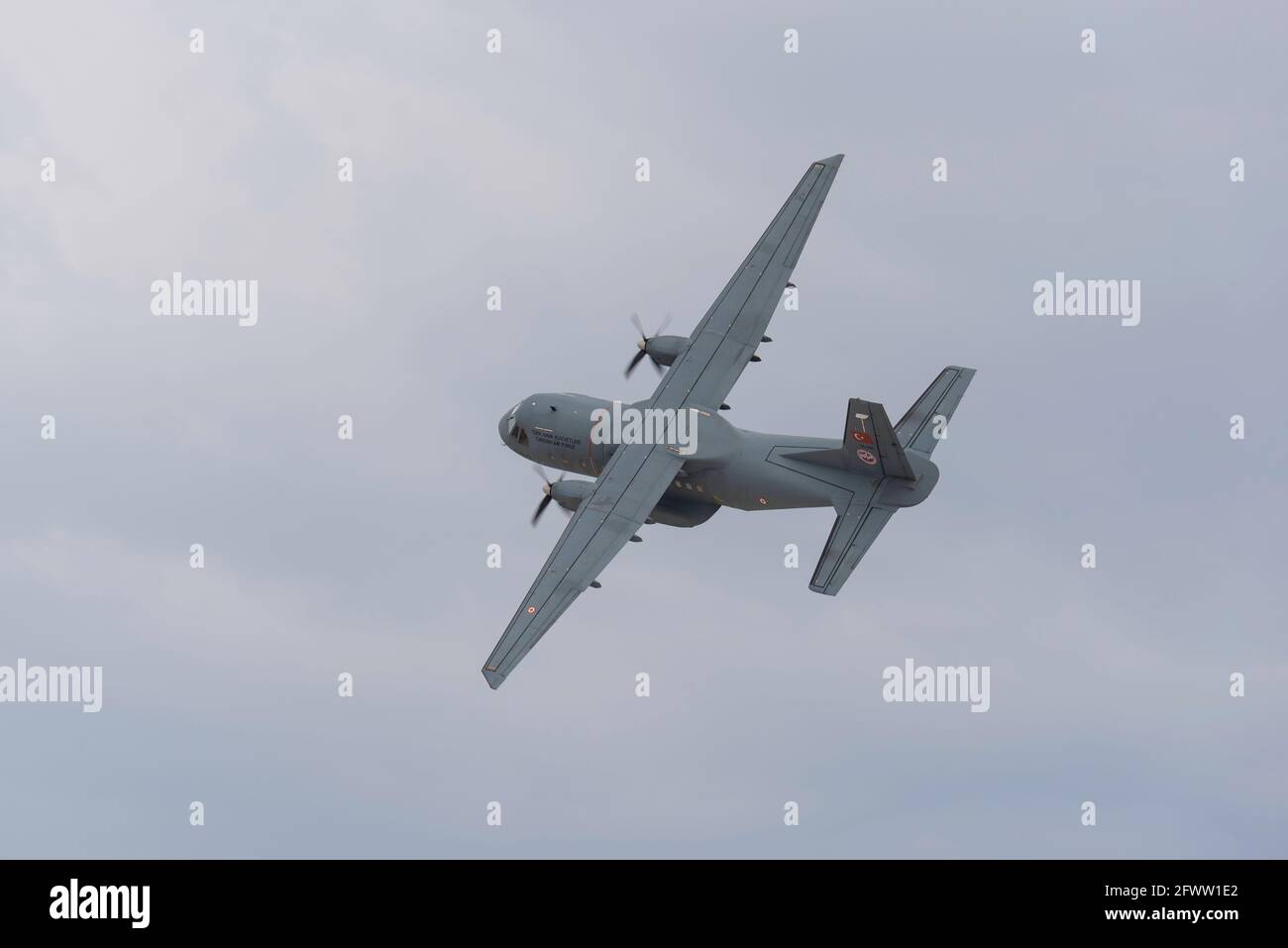 Sivrihisar, Eskisehir, Turkey - September 12, 2020: Sivrihisar Airshows (SHG - Sivrihisar Hava Gosterileri) is one of the few airshows of Turkey, attr Stock Photo