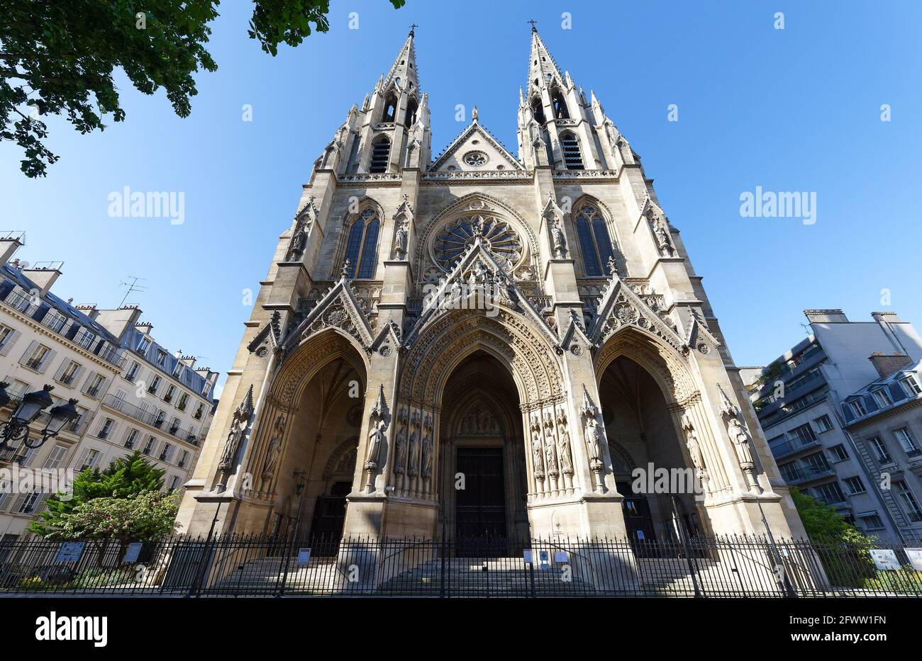 The catholic Basilica of Saint Clotilde , Paris, France Stock Photo - Alamy