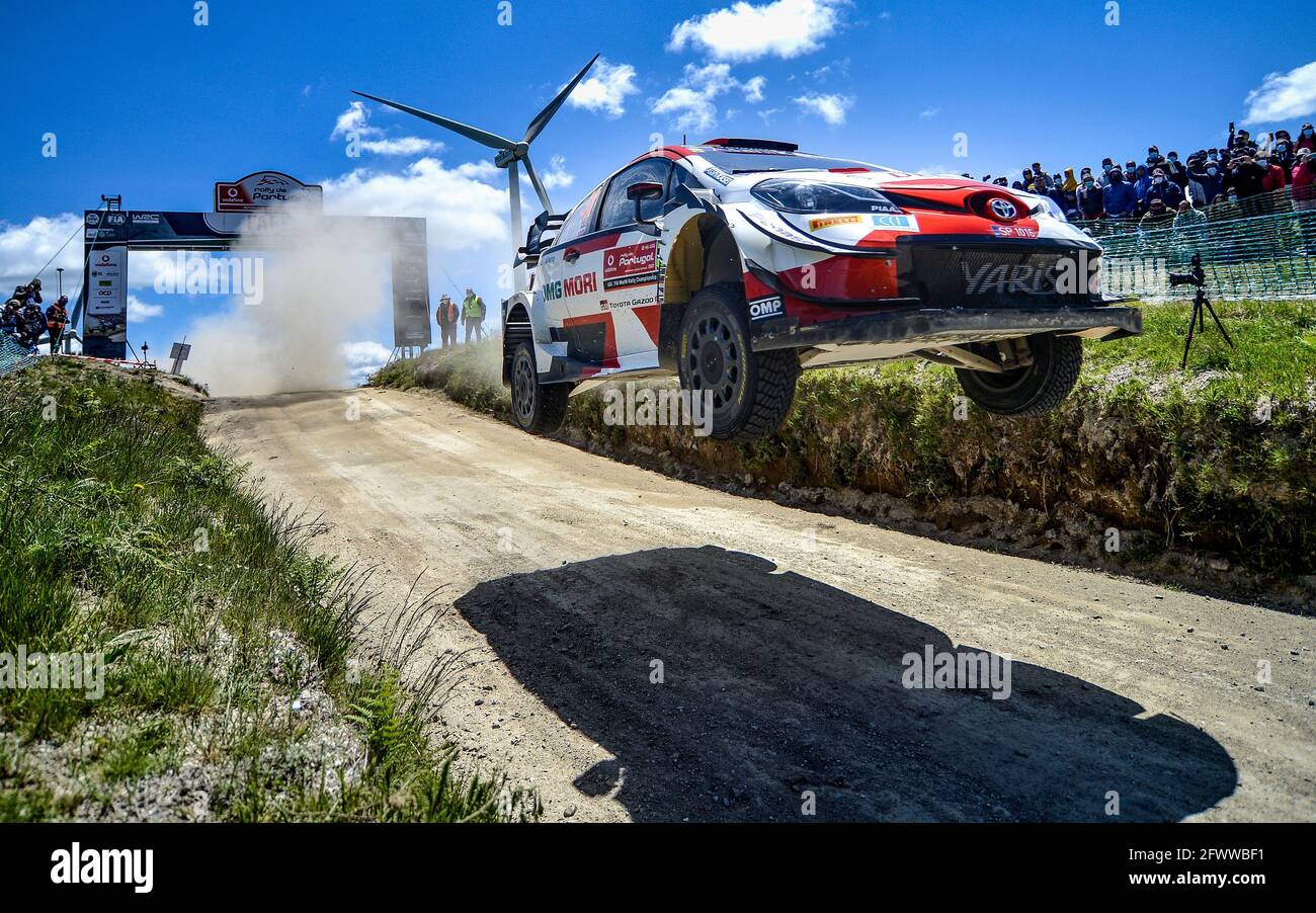 33 Elfyn Evans Gbr Scott Martin Gbr Toyota Gazoo Racing Wrt Toyota Yaris Wrc Action During The 21 Rally De Portugal 4th Round Of The 21 Fia Wrc Fia World Rally Championship