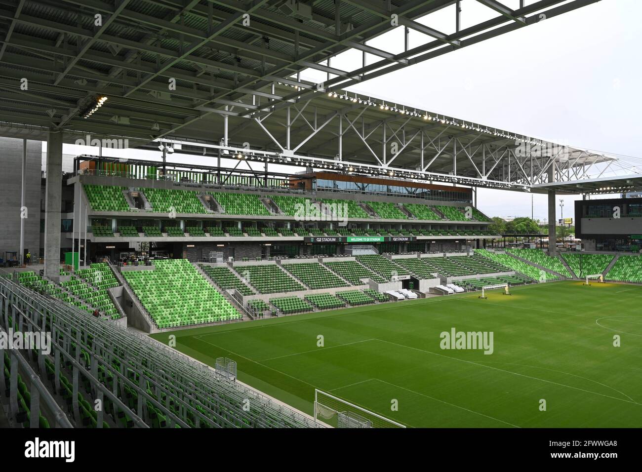 May 25 2021, Austin TX USA Views of the nearly completed Q2 stadium in north Austin where FC