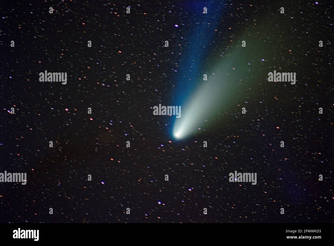 Comet Hale-Bopp Stock Photo