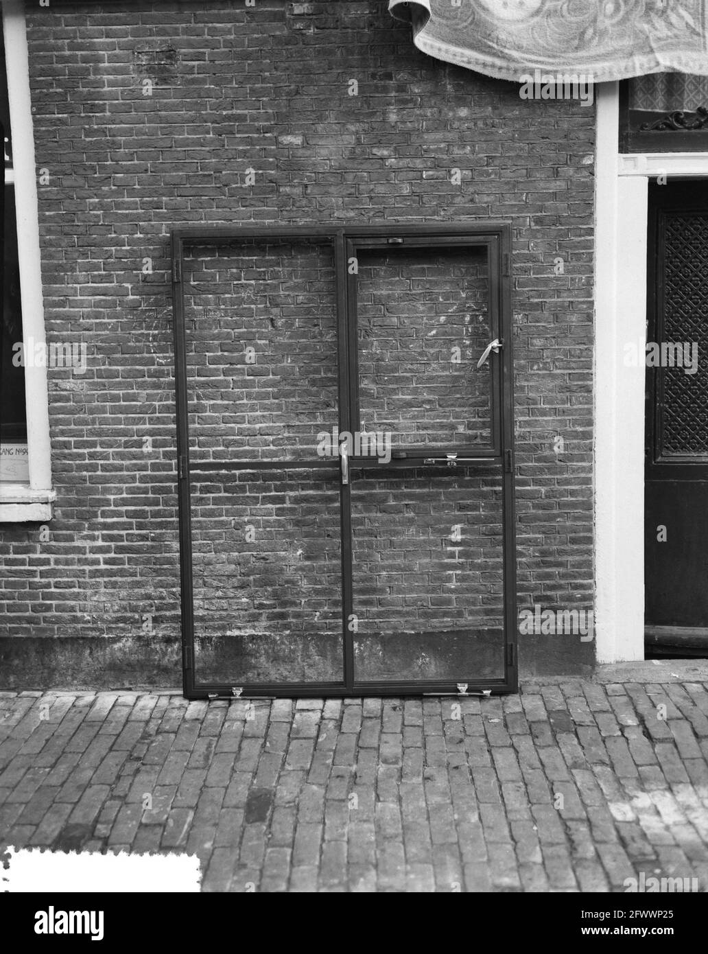 Assignment windows for Weber Amsterdam, 1 September 1955, RAMEN, assignments, The Netherlands, 20th century press agency photo, news to remember, documentary, historic photography 1945-1990, visual stories, human history of the Twentieth Century, capturing moments in time Stock Photo
