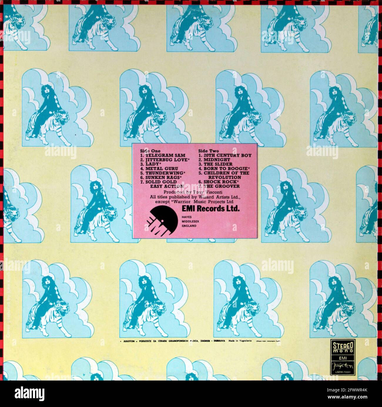 T - Rex: 1972. LP front cover: Great Hits Stock Photo - Alamy