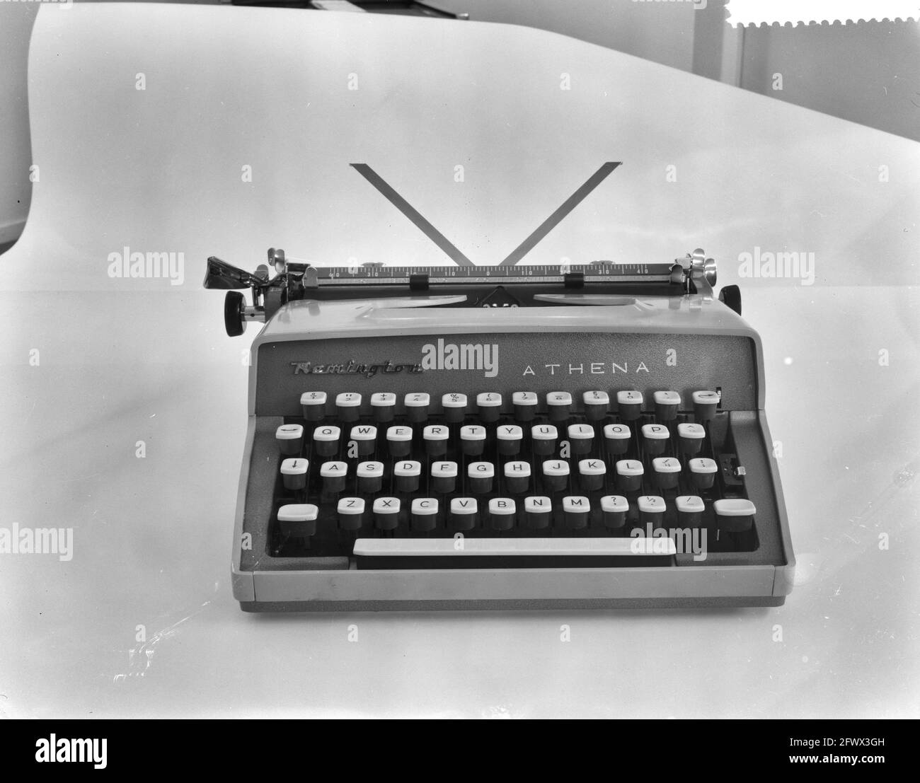 Assignments remington rand typewriter Black and White Stock Photos