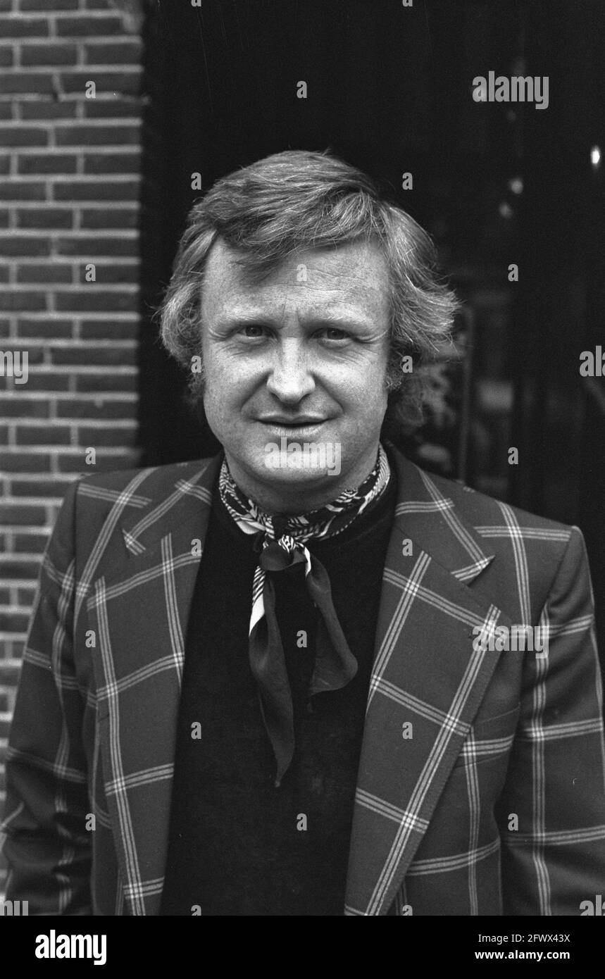 English director John Boorman during press conference about the film Zardoz, August 26, 1974, film directors, films, portraits, The Netherlands, 20th century press agency photo, news to remember, documentary, historic photography 1945-1990, visual stories, human history of the Twentieth Century, capturing moments in time Stock Photo