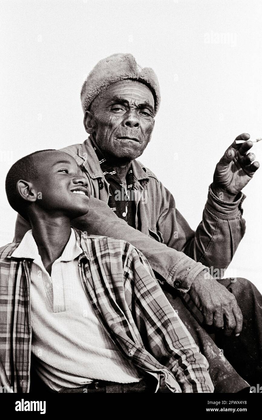 Mule Skinner and Boy from Marks Stock Photo Alamy