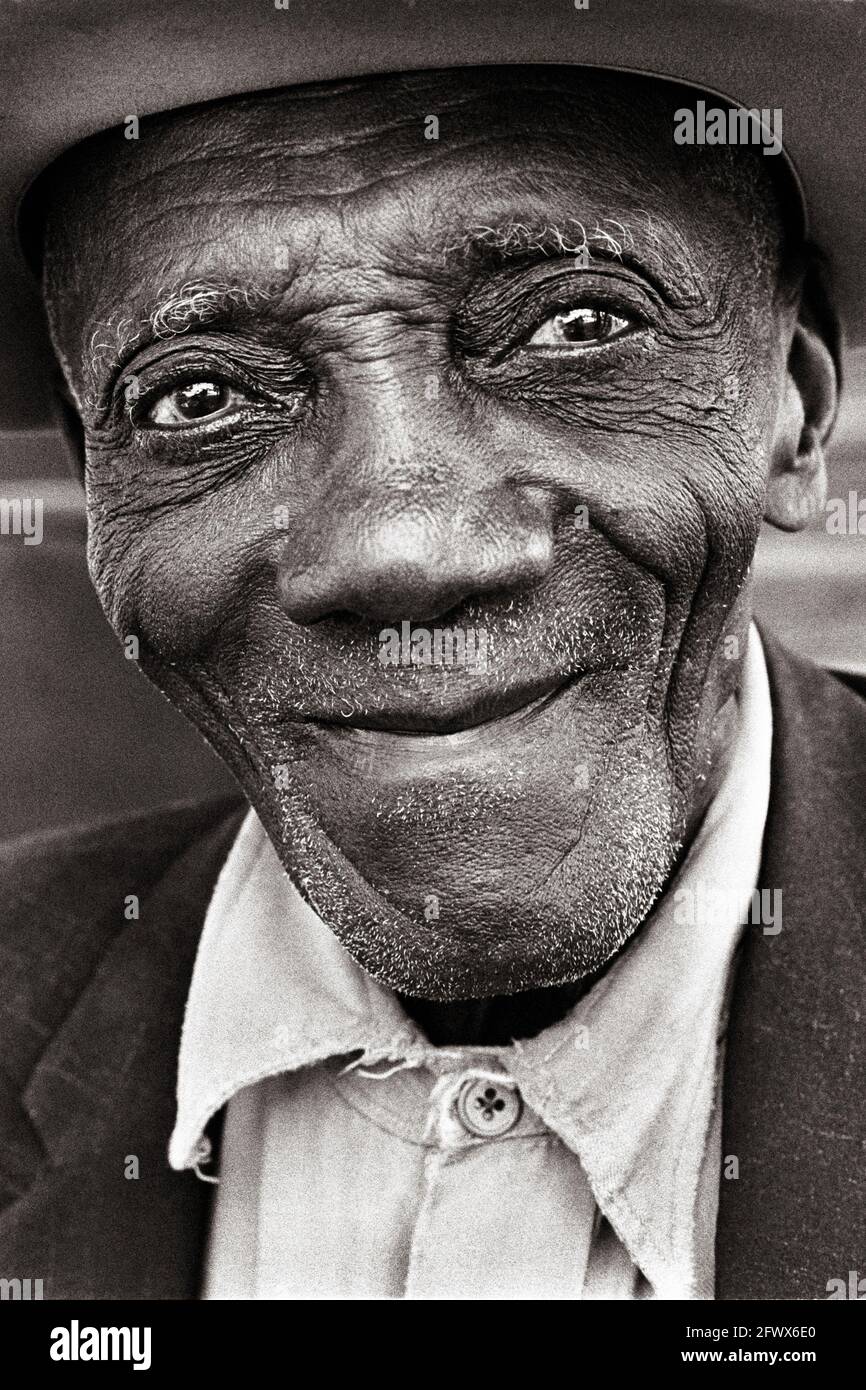 Elderly African American Man Stock Photo
