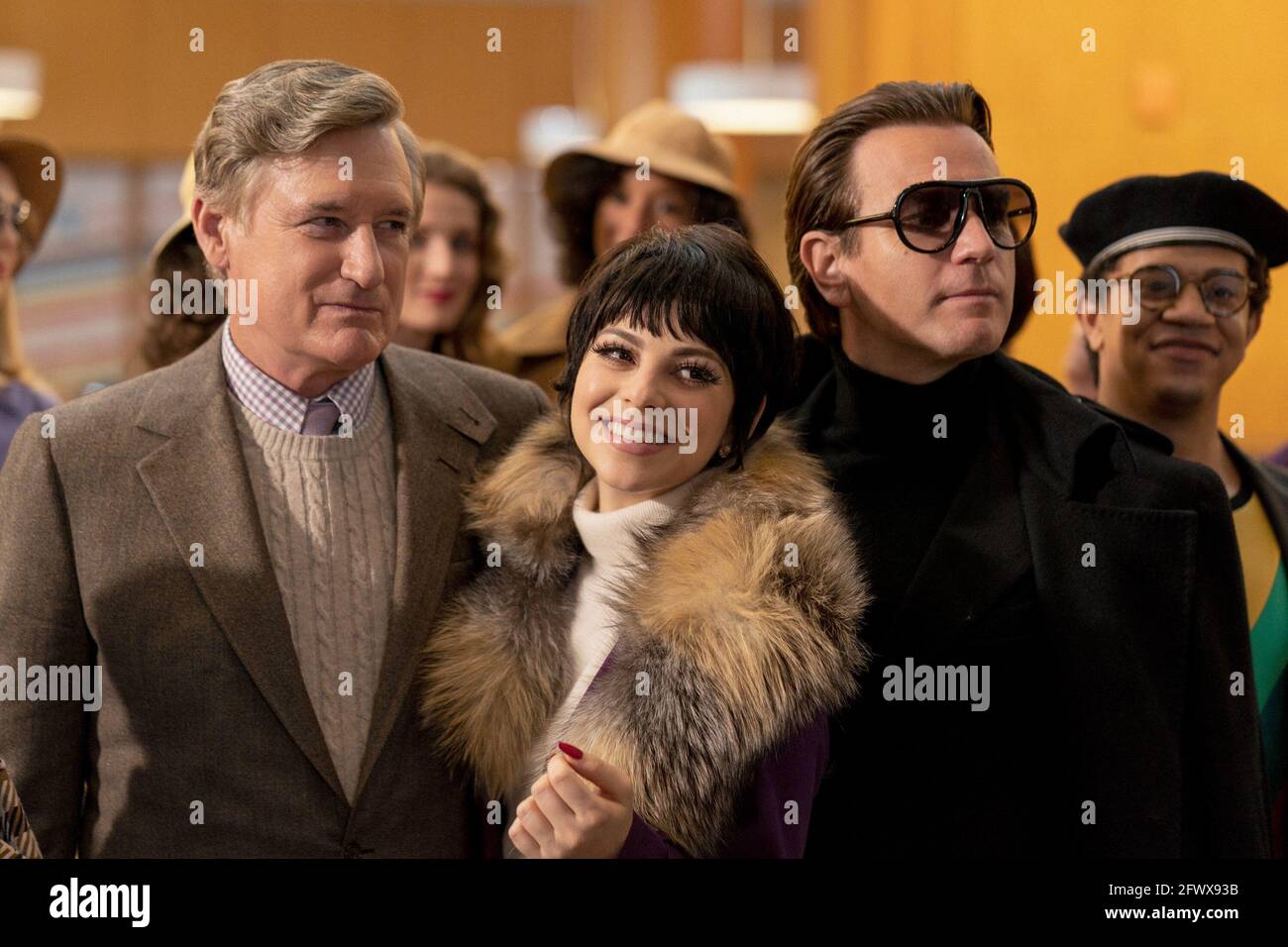 HALSTON, from left Bill Pullman as David Mahoney, Krysta Rodriguez as