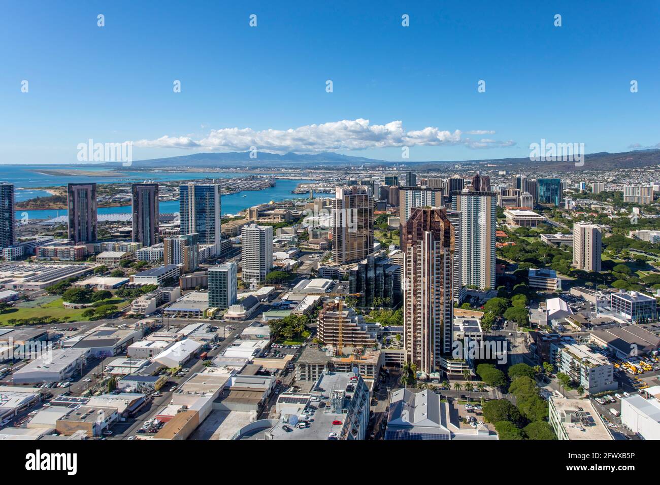 Oahu drone hi-res stock photography and images - Alamy