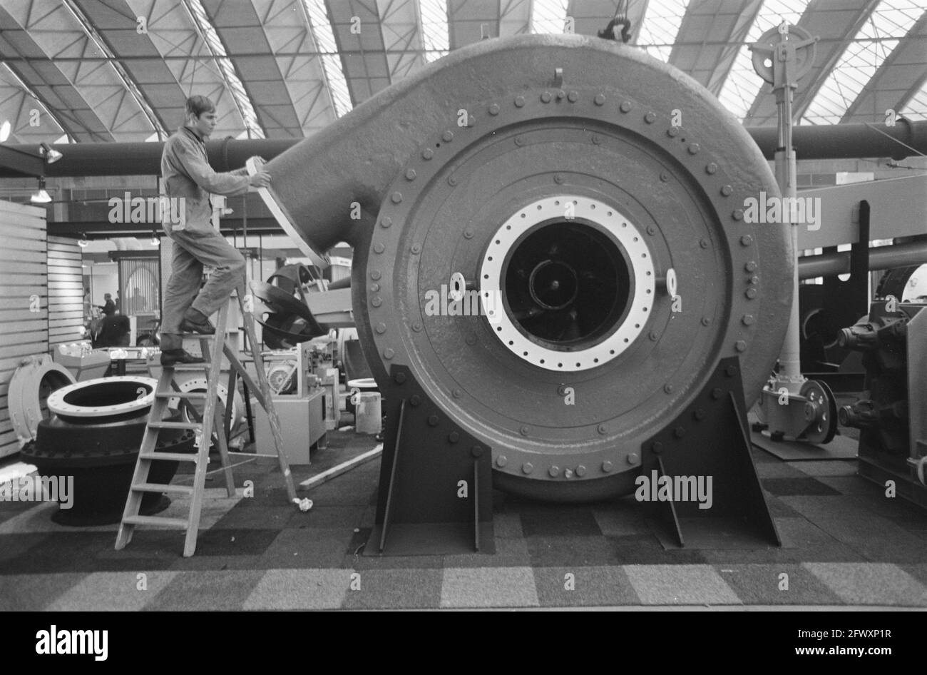 RAI, Europoort 1968 ship propellers in various forms, November 11, 1968, The Netherlands, 20th century press agency photo, news to remember, documenta Stock Photo