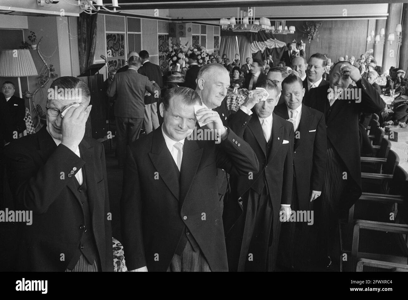 Reception 50 years Royal Dutch Billiards Union, 17 September 1961, receptions, The Netherlands, 20th century press agency photo, news to remember, doc Stock Photo