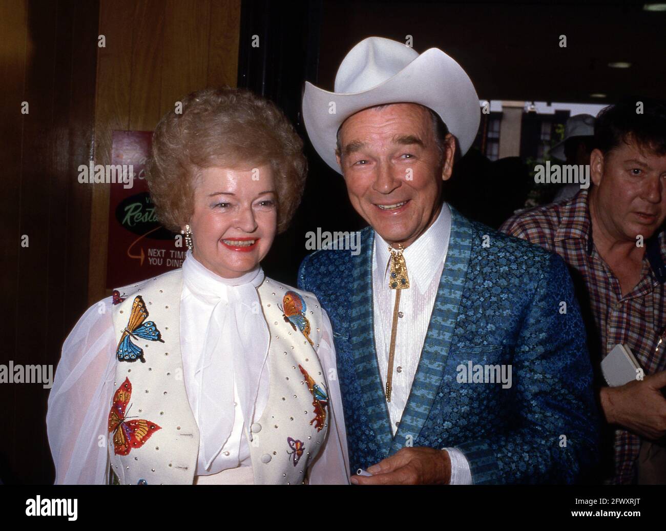 Roy Rogers and Dale Evans Circa 1980's Credit: Ralph Dominguez ...