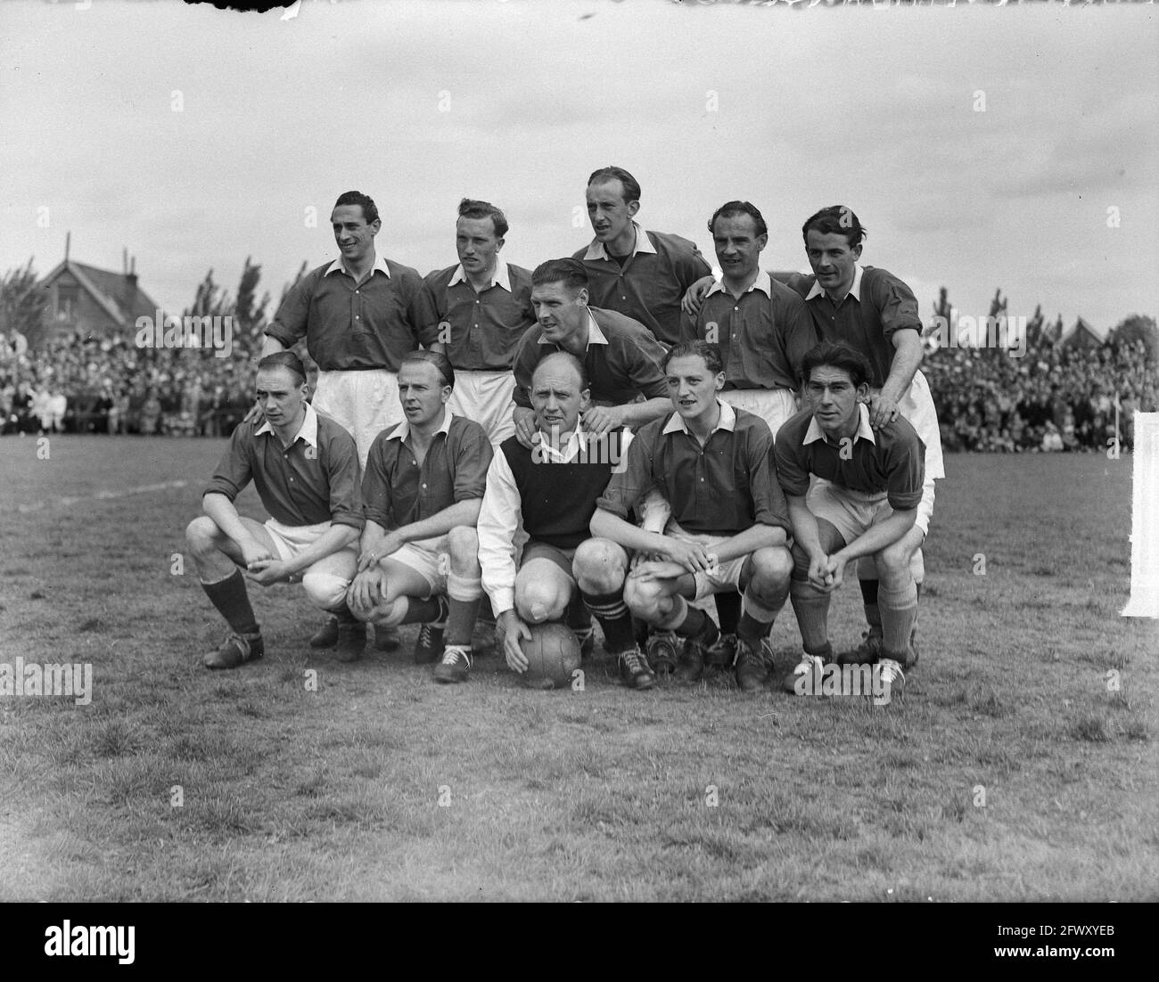 Promotion ZFC-Sparta 0-1 ZF team, May 8, 1949, PROMOTIONS, sports, soccer, The Netherlands, 20th century press agency photo, news to remember, documen Stock Photo