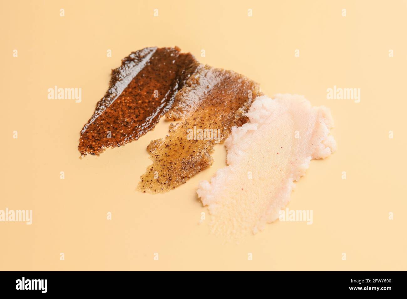 Smears natural body scrub hi-res stock photography and images - Alamy