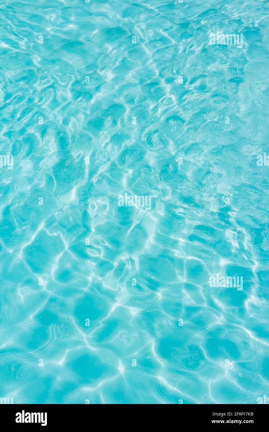 Shining light blue water wave texture background Stock Photo - Alamy