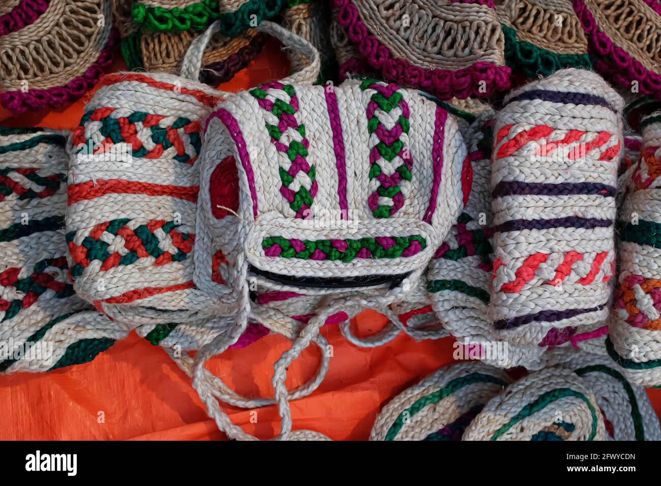 Jute craft bags hi-res stock photography and images - Alamy