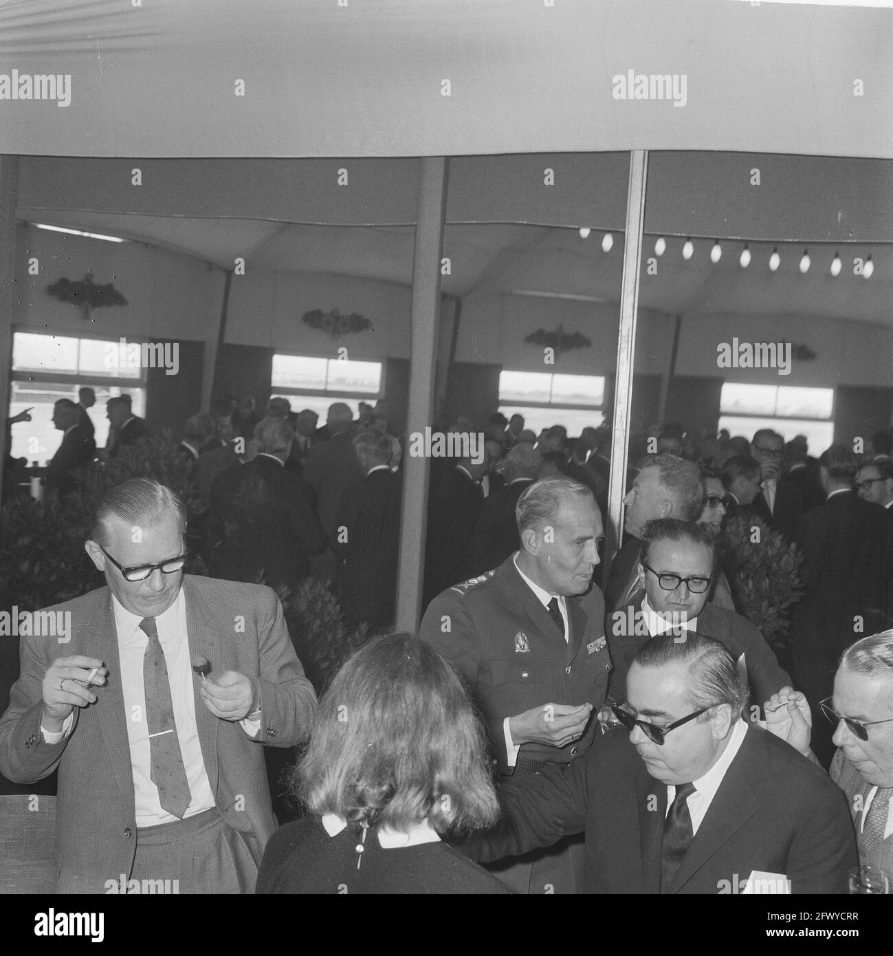 Reception on the occasion of the opening, 24 September 1968, group portraits, receptions, The Netherlands, 20th century press agency photo, news to re Stock Photo