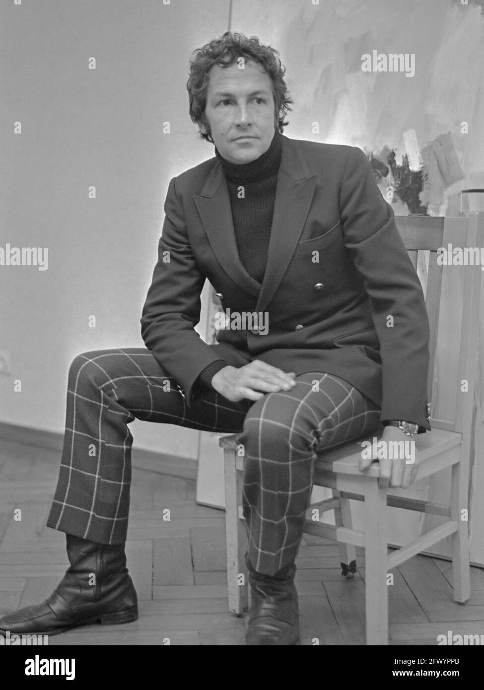 Robert Rauschenberg (1968 Stock Photo