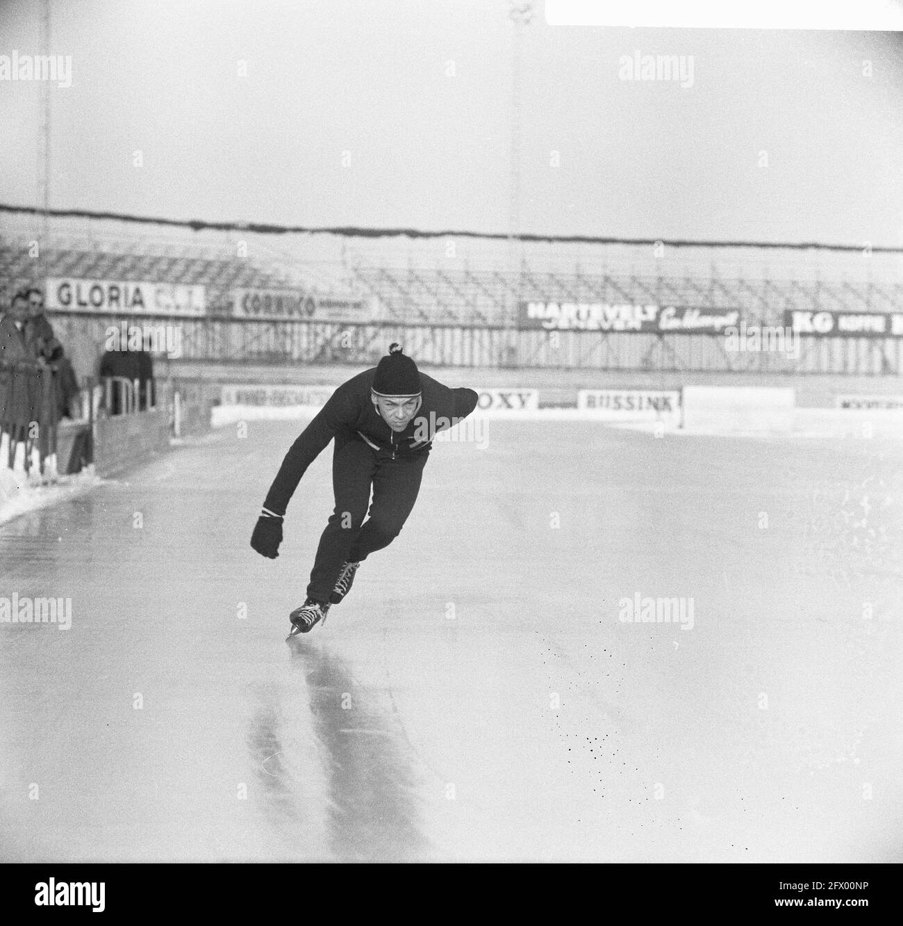 Russian speed skating team had rest day, January 20, 1966, skating, sport, The Netherlands, 20th century press agency photo, news to remember, documentary, historic photography 1945-1990, visual stories, human history of the Twentieth Century, capturing moments in time Stock Photo