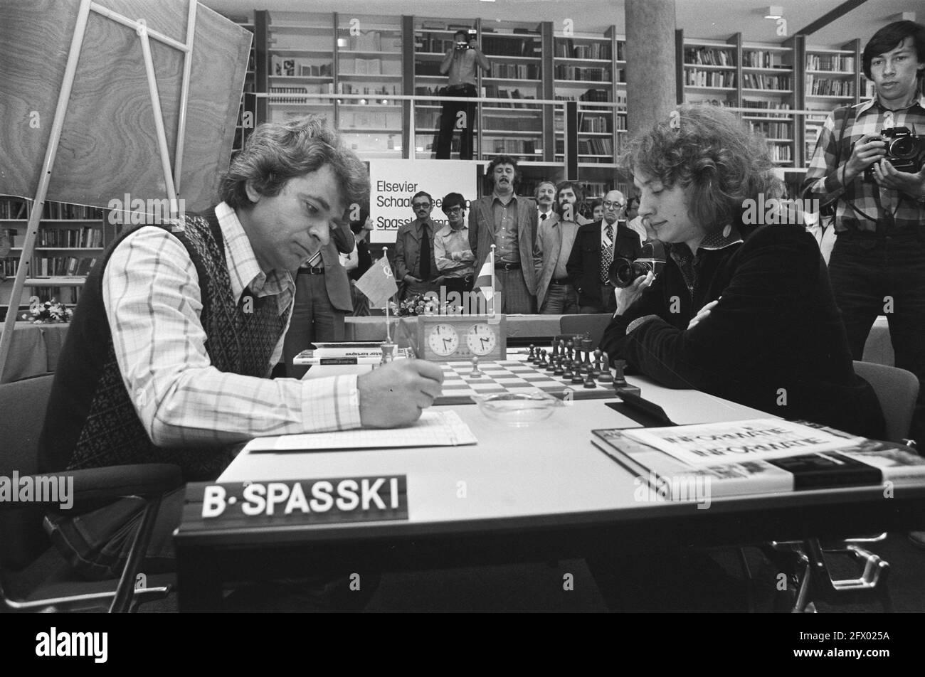 Mr. Boris Spassky, October 12, 1983, portraits, chess, games, The  Netherlands, 20th century press agency photo, news to remember,  documentary, historic photography 1945-1990, visual stories, human history  of the Twentieth Century, capturing