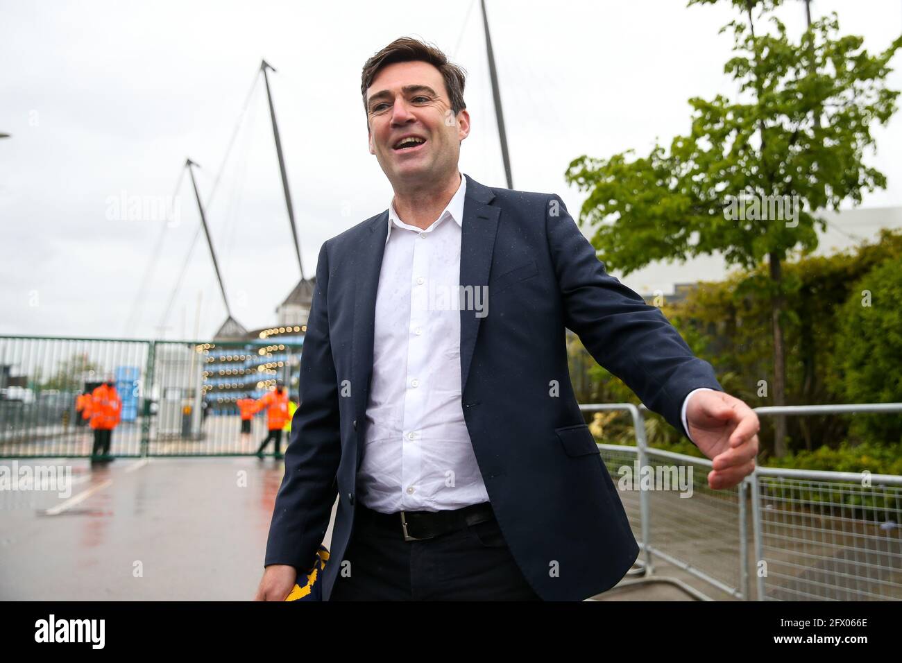 Mayor Of Greater Manchester Andy Burnham Speaks To A Reporter After Mayor Of Greater Manchester Andy Burnham Speaks To A Reporter After