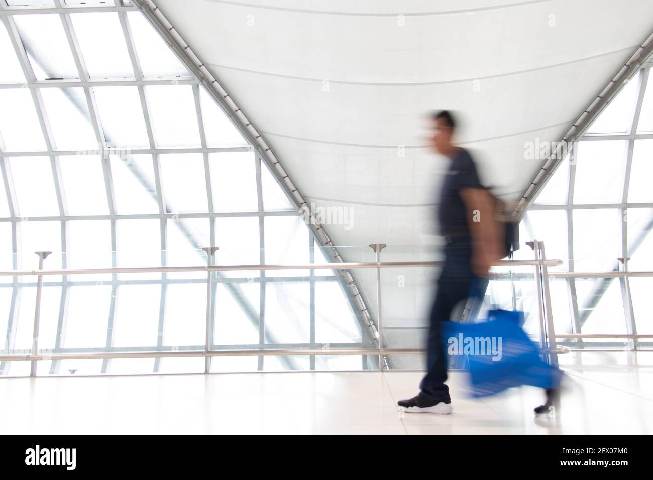 Blurred silhouette man walking in hi-res stock photography and images ...