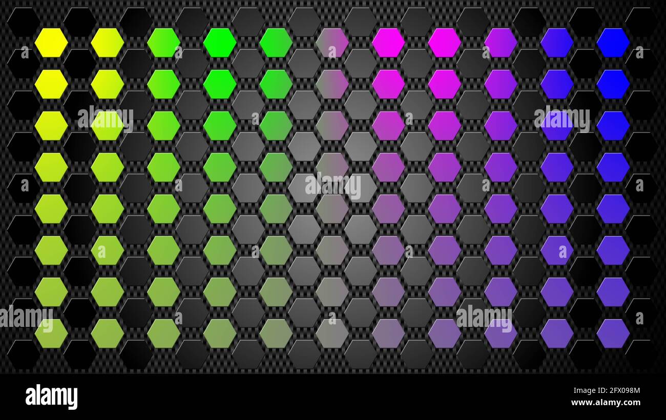 grid structure of mixed elements in gray gradient and in