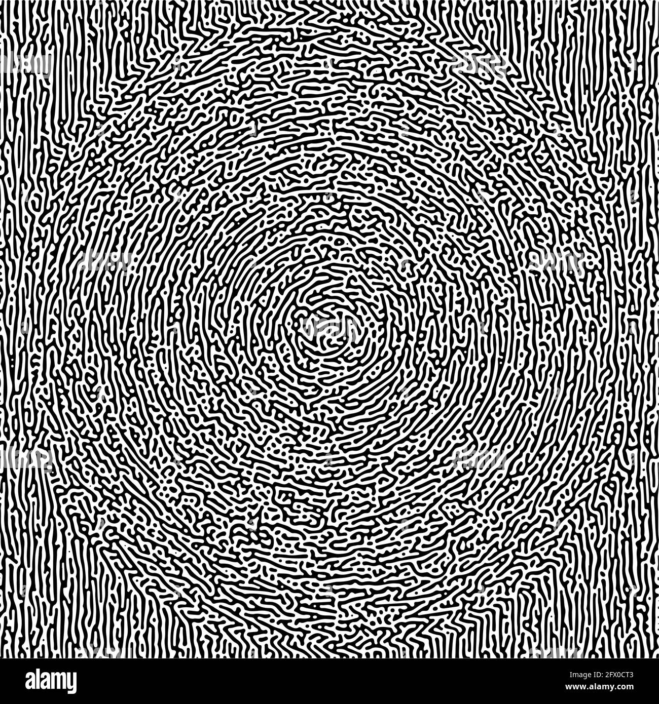 Cyclic Symmetric Multiscale Turing Pattern. Monochrome texture Stock ...