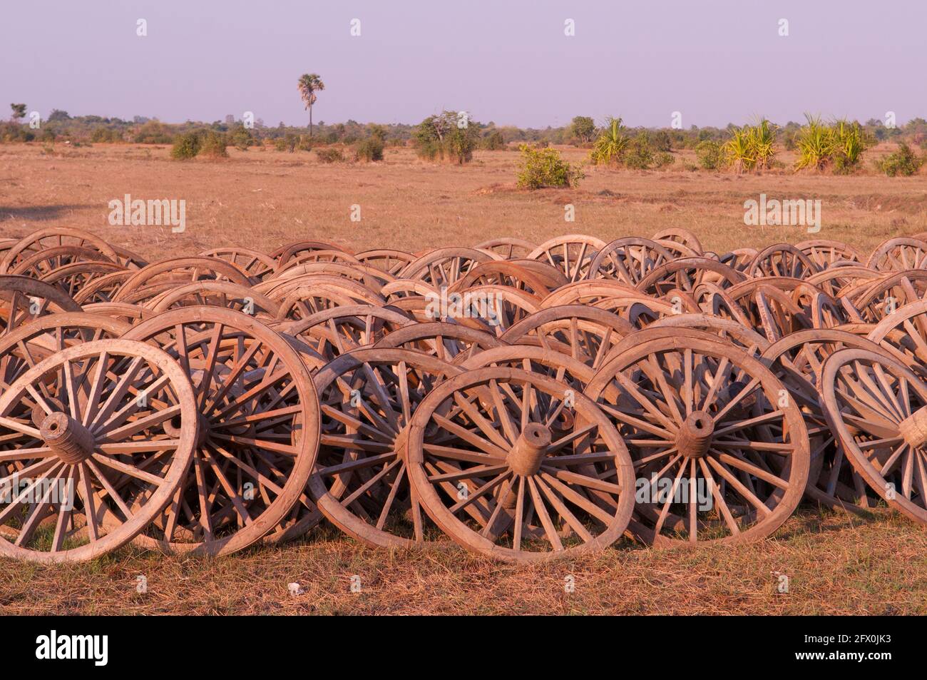 Ox cart wheels hi-res stock photography and images - Alamy