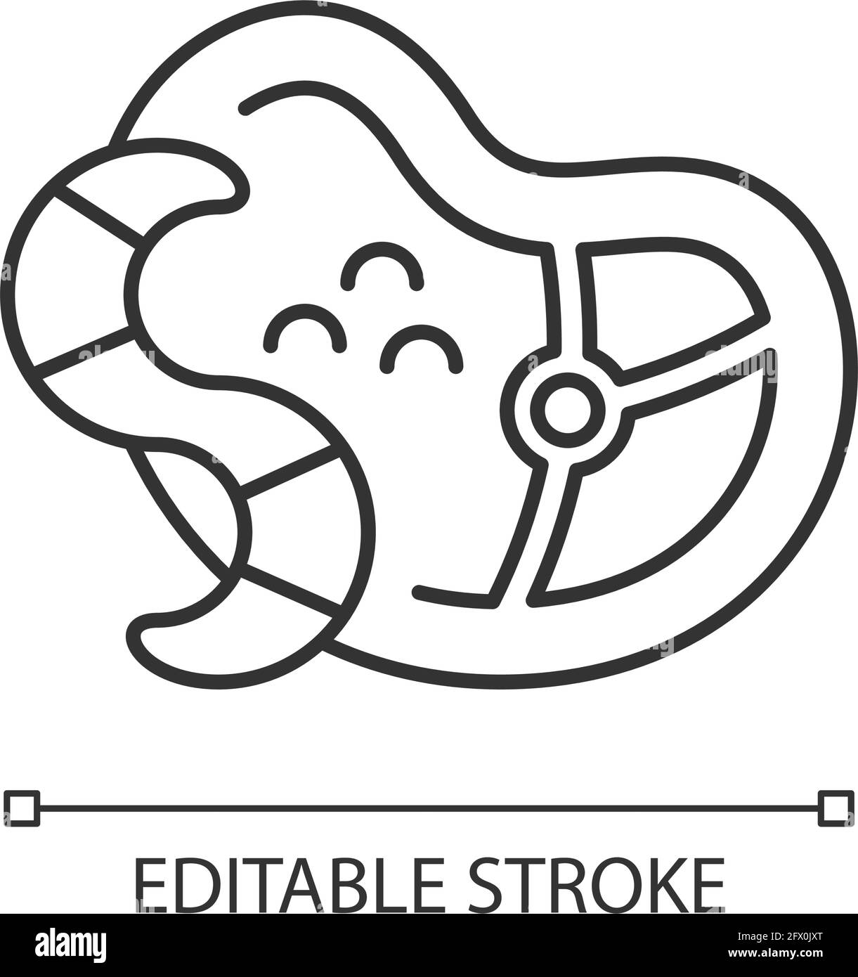 Parasites Linear Icon Stock Vector Image Art Alamy