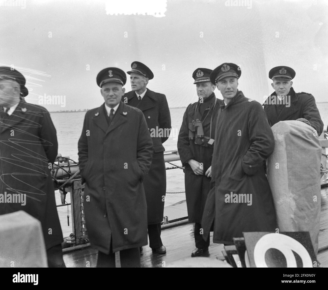 Sailing Competition of the Royal Navy Colonel Bax, 24 October 1952, MARINE, sailing competitions, The Netherlands, 20th century press agency photo, news to remember, documentary, historic photography 1945-1990, visual stories, human history of the Twentieth Century, capturing moments in time Stock Photo