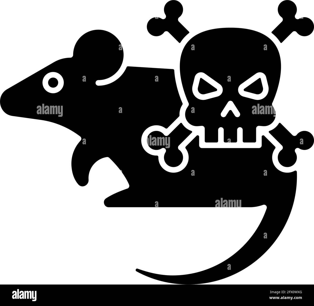Animals black glyph icon Stock Vector