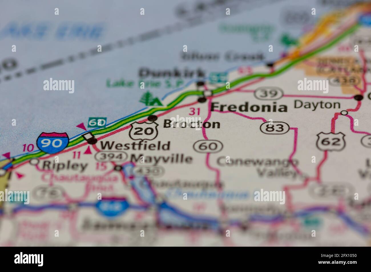 Brocton new york map hires stock photography and images Alamy