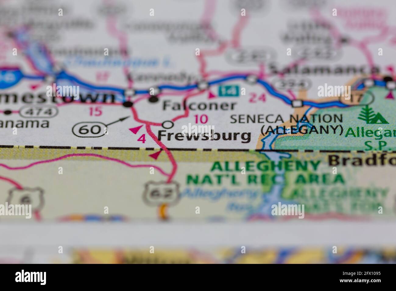 Map of frewsburg hires stock photography and images Alamy