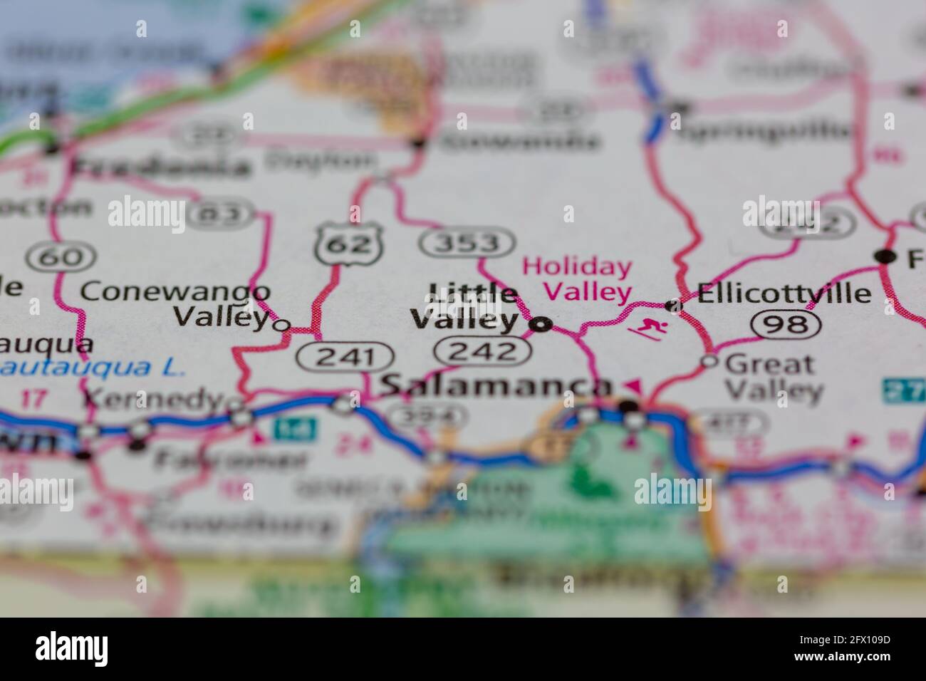 Map of little valley new york hires stock photography and images Alamy
