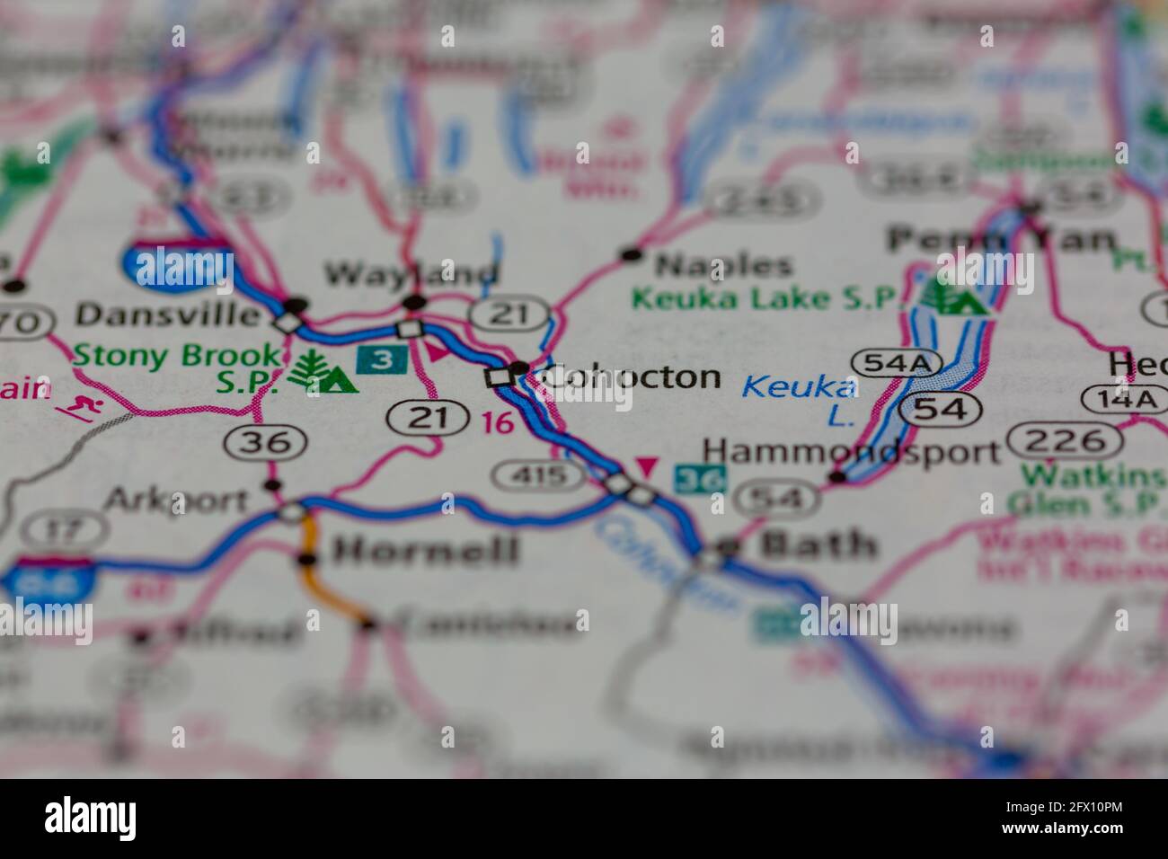 Map of cohocton new york hires stock photography and images Alamy