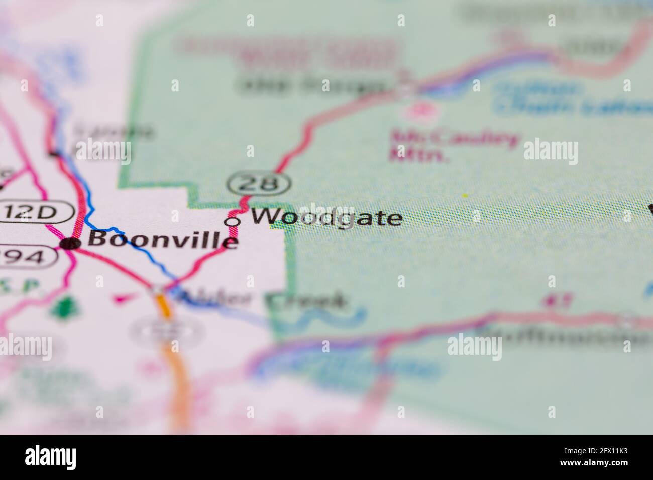 Map of woodgate hires stock photography and images Alamy