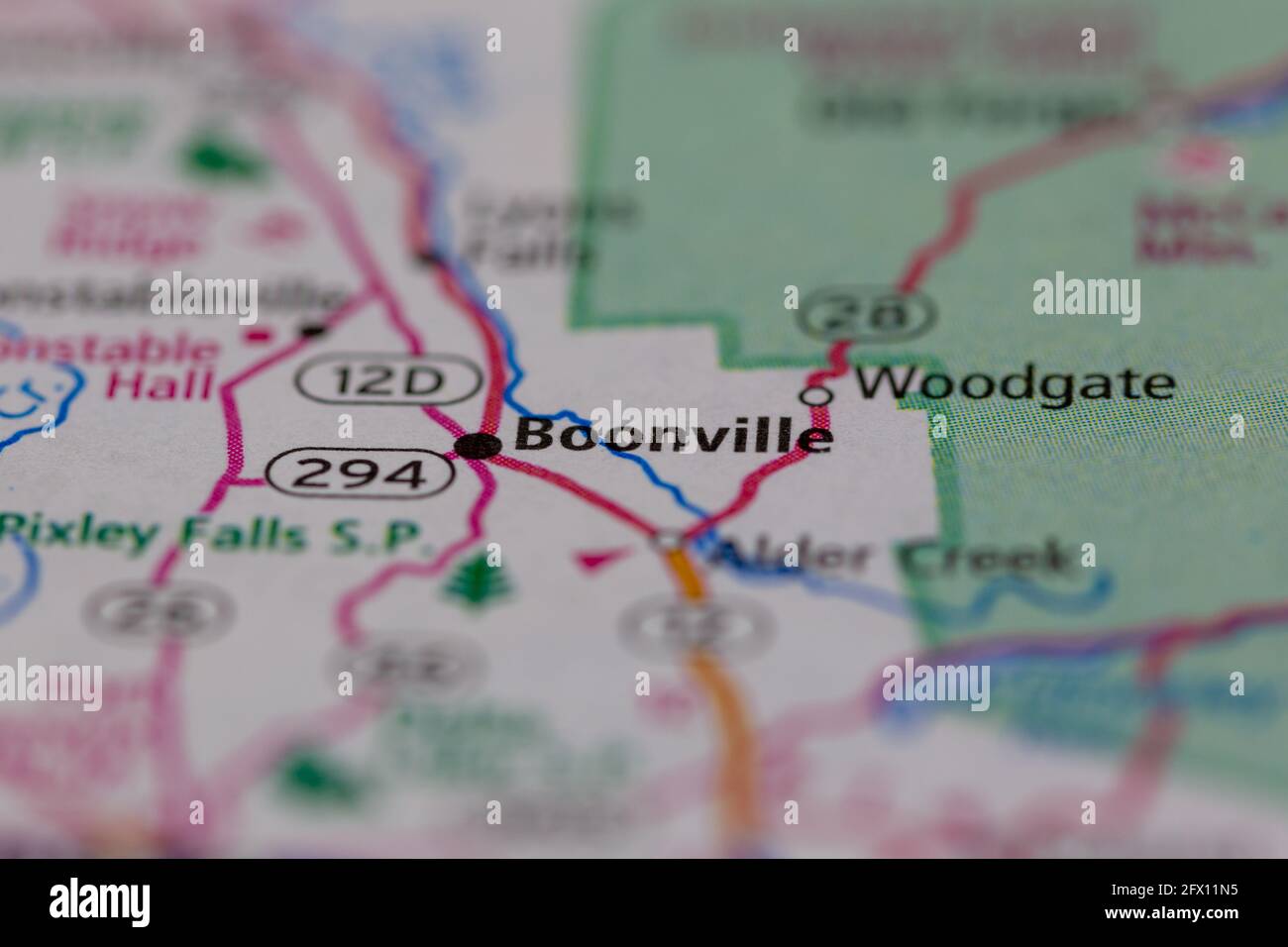 Map of boonville new york hires stock photography and images Alamy