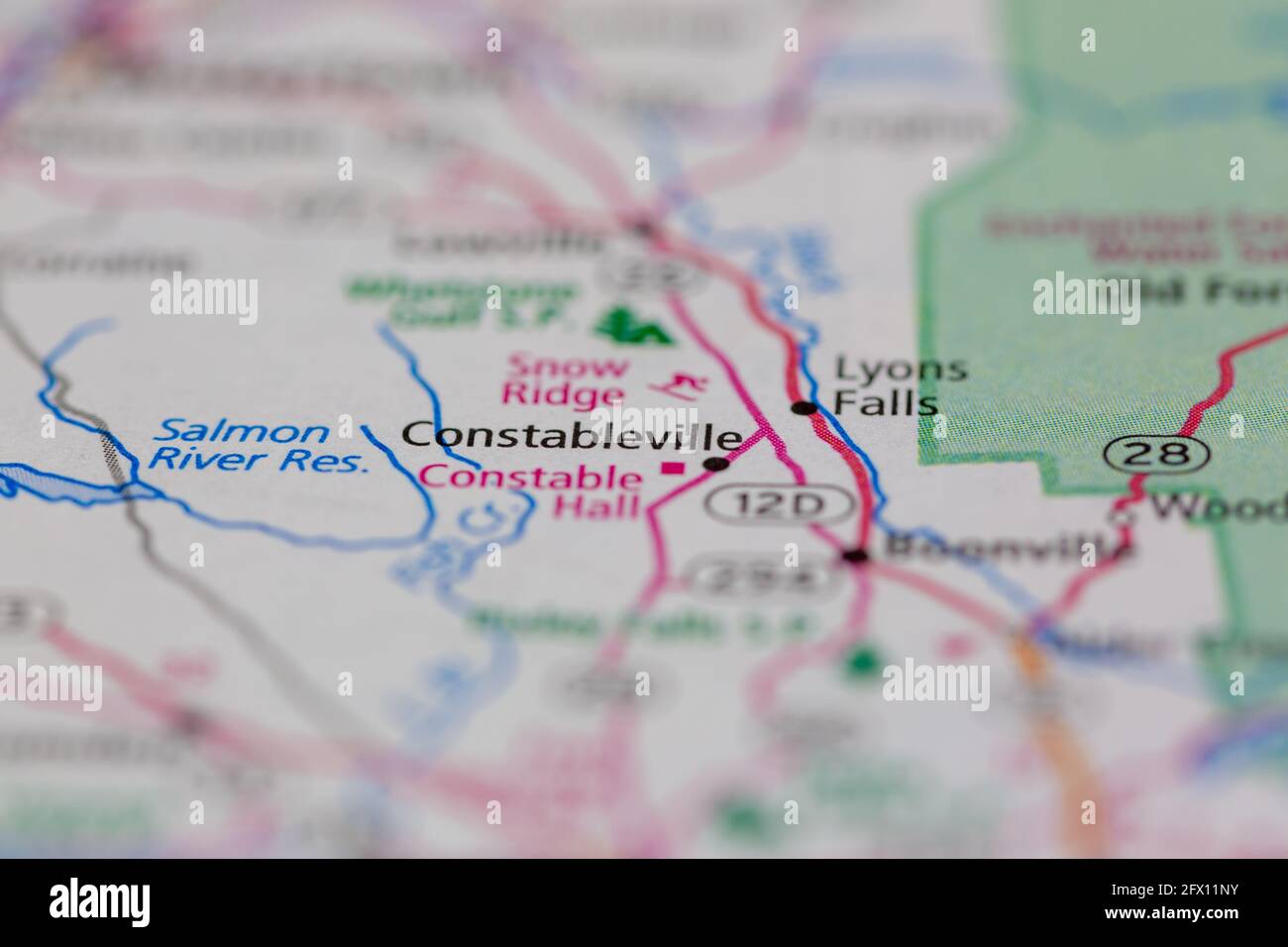 Constableville new york map hires stock photography and images Alamy