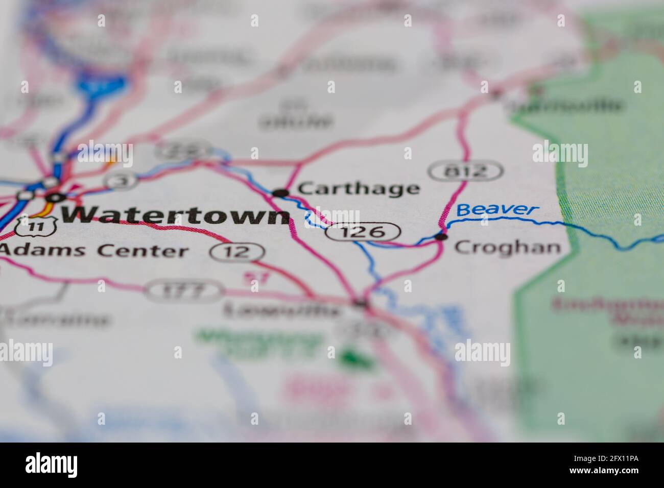 Map of watertown hires stock photography and images Alamy