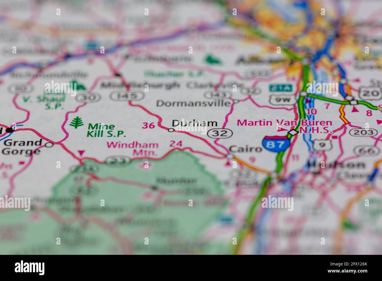 Map of durham new york hires stock photography and images Alamy