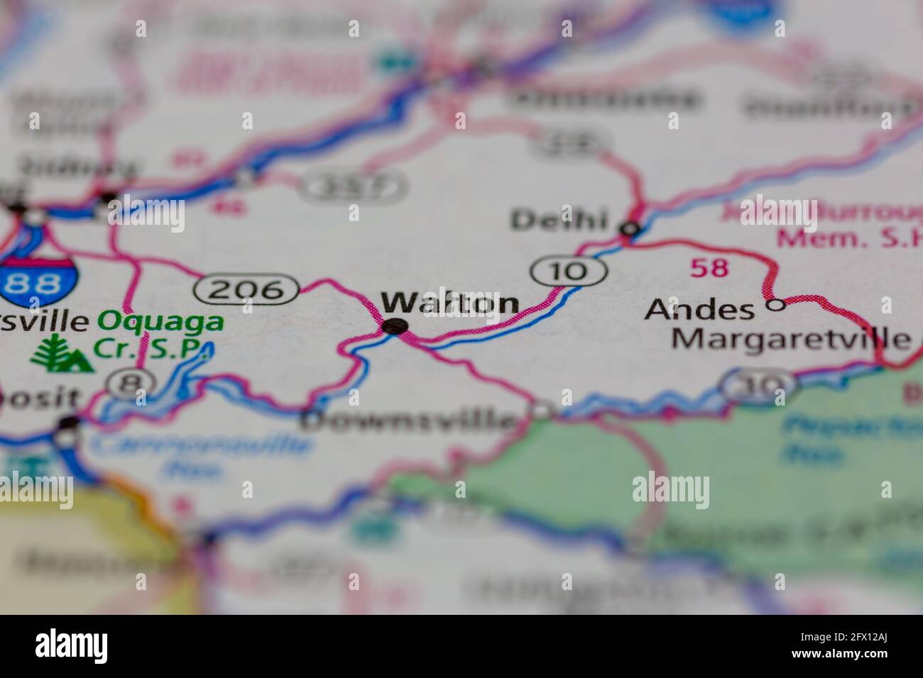 Map of walton hires stock photography and images Alamy