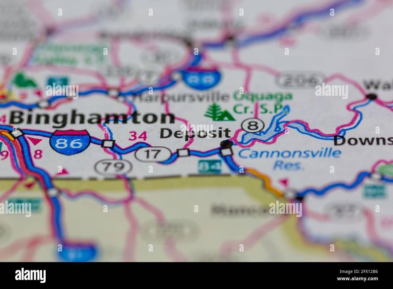 Deposit new york on a map hires stock photography and images Alamy