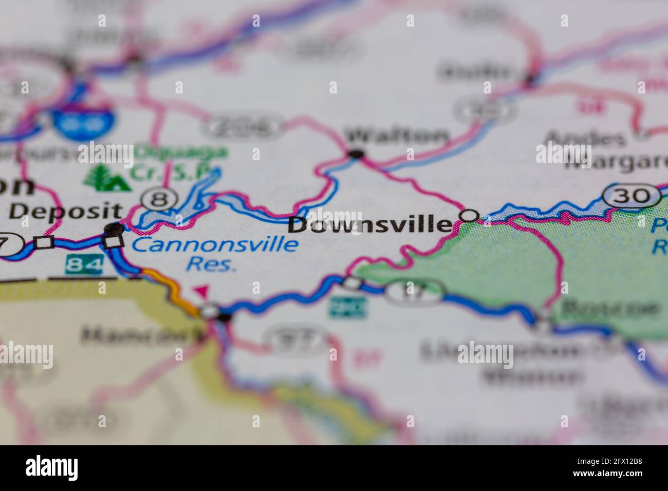 Map of downsville new york hires stock photography and images Alamy